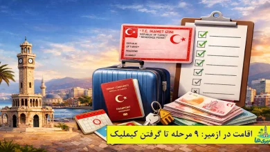 اقامت در ازمیر و مراحل گرفتن کیملیک یا کارت اقامت ترکیه با مدارک لازم و چکلیست کامل